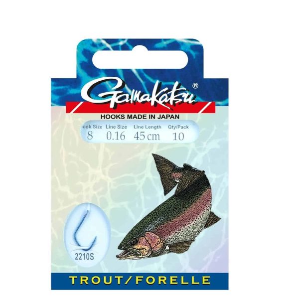 Gamakatsu Forellenhaken Trout 2210S LS-2210S 45 cm blau