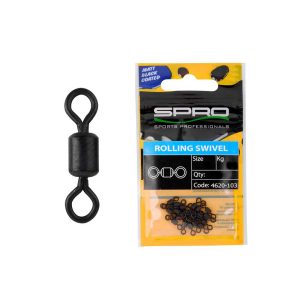 Spro Matt Black Rolling Swivel