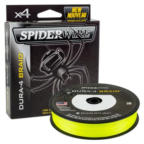 SpiderWire Dura 4 Braid Hi-Vis Yellow 150m