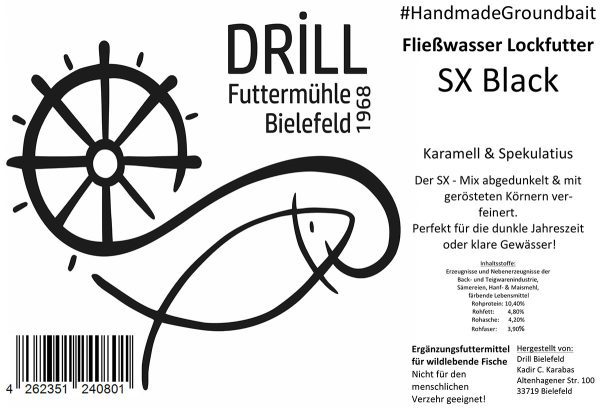 Drill Etikett SX Black 5kg