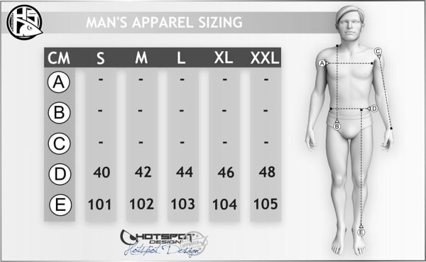 Size Chart jogpant Carpfishing Mania yellow