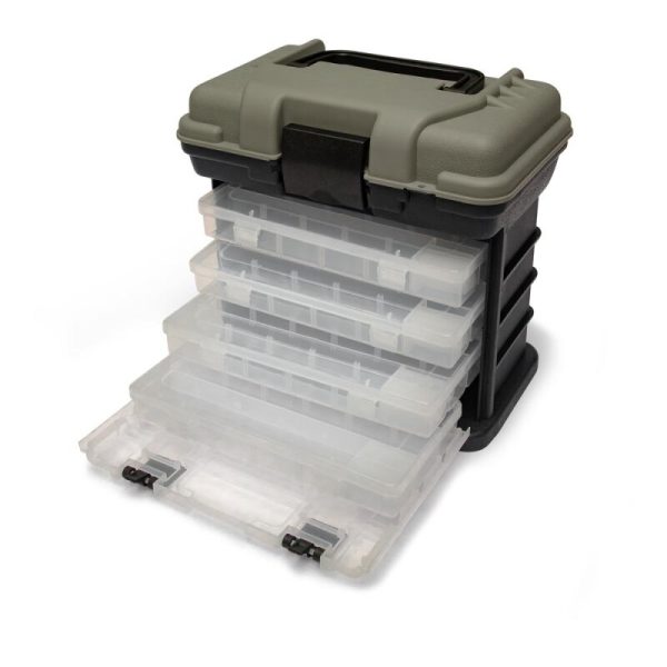 Zebco Trophy Köderbox Station Tackle Box Storeaway Rack Angelkoffer