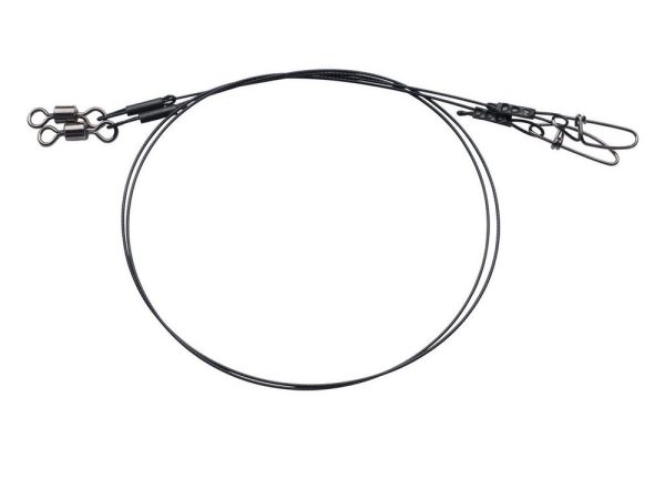Berkley Fusion19 Steel Pike Leaders 40cm Stahlvorfach mit 36,2kg Tragkraft auf Hecht