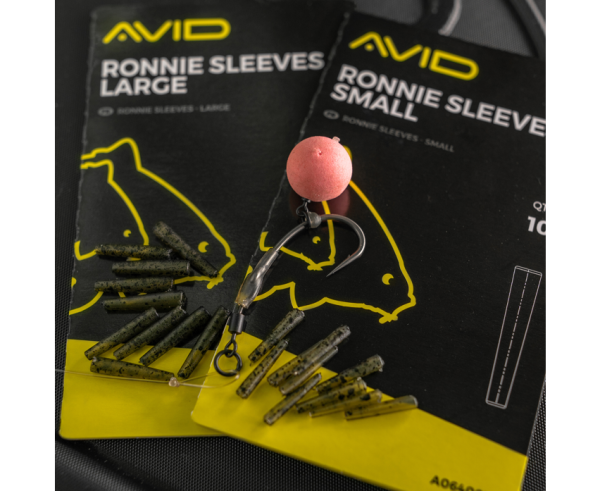 Avid Ronnie Sleeve Large für Ronnie Rigs und Hookalignment Blister mit fertiger Montage