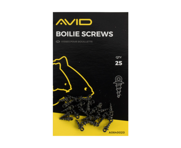 Avid Boilie Screws Köderschrauben für Boilies zum eindrehen im Blister