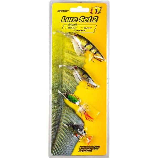 FTM Köder Set Wobbler Spinner Gummiköder