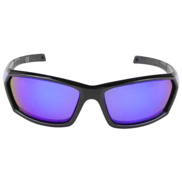 FTM Polarisationsbrille mit blauen Gläsern Sonnenbrille "Polbrille" von vorne