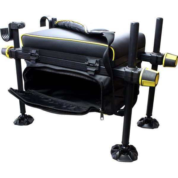 Tubertini Sitzkiepe Jolly Evo mit Wasserdichter Tasche für Kleinteilboxen mit offener Tasche