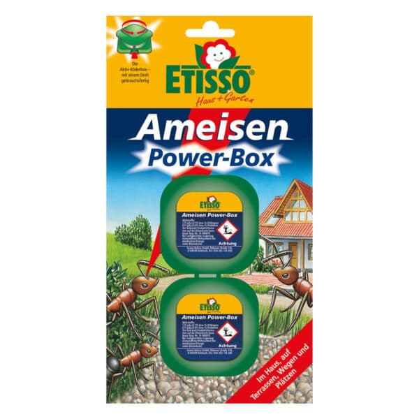 Etisso Ameisen Power-Box Köderbox Schädlingsbekämpfungsmittel 2 Stück