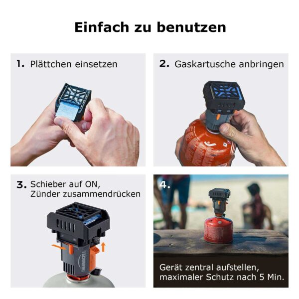 Thermacell Backpacker MR-BP Mückenschutz Gerät inklusive Wirkstoffplättchen – Bild 3