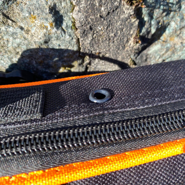 FTM TFT Forellenteigtasche Zubehörtasche für 16 Teiggläser und Zubehör Reißverschluss