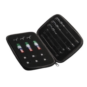 JRC X-Lite Indicator 3-Set Bobbins und Swinger an Kette/Arm Fallbissanzeiger Set